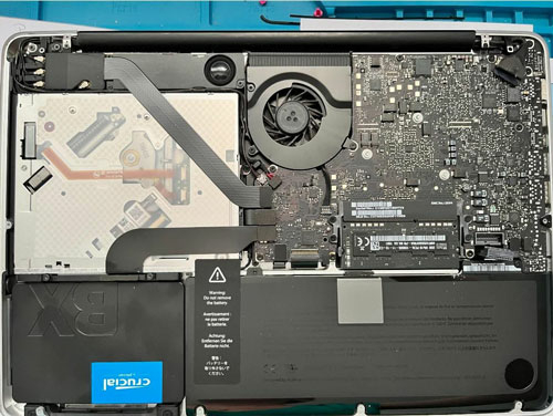 Réparation informatique sur un Mac, récupération de données sur le Nvme