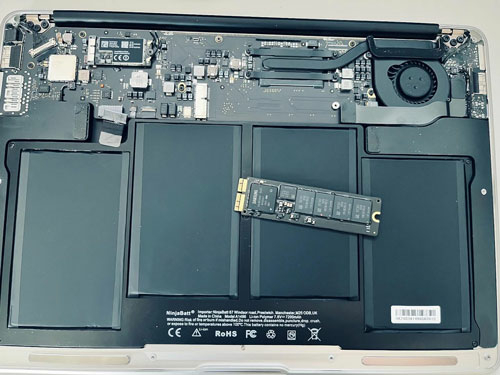 Réparation informatique sur un Mac, récupération de données sur le Nvme