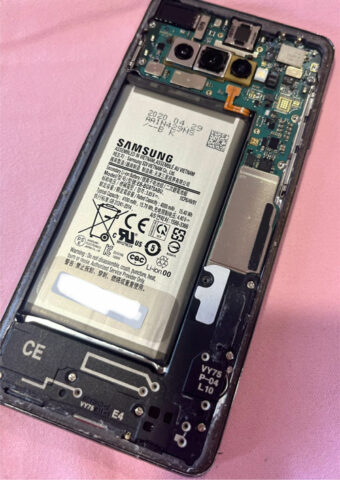 Réparation smartphone Samsung, remplacement batterie